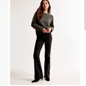 Abercrombie & Fitch High Rise Vintage Flare Jeans Black  Size 18 (34S)